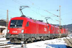 ÖBB BR 1116 und 2068 in Reutte