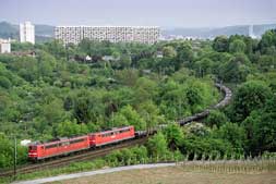 BR 151 + BR 151 bei Stuttgart-Münster