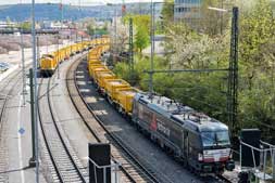 193 854 und 203 303 in Stuttgart-Nord