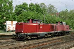 V 100 1365 + 1357 in Stuttgart