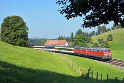 218 426 und 218 452 bei Heimhofen