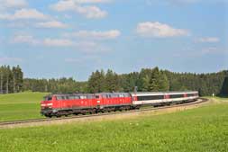 218 428 und 218 416 bei Günzach