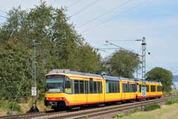 AVG Stadtbahn bei Malsch