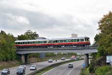 VS 201 und VT 411 in Stuttgart-Wangen