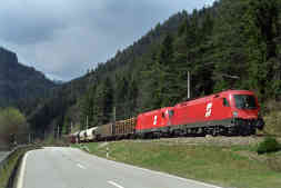 ÖBB 1116 087+1016 011 bei Ehrwald