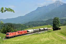 ÖBB 1116 113 und 2016 041 bei Reutte