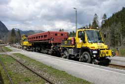 Zweiwegefahrzeuge in Pfronten